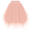Women's Fashion Solid Color Half Skirt Party Ballet Puff Skirt Mesh Skirt - Image 26