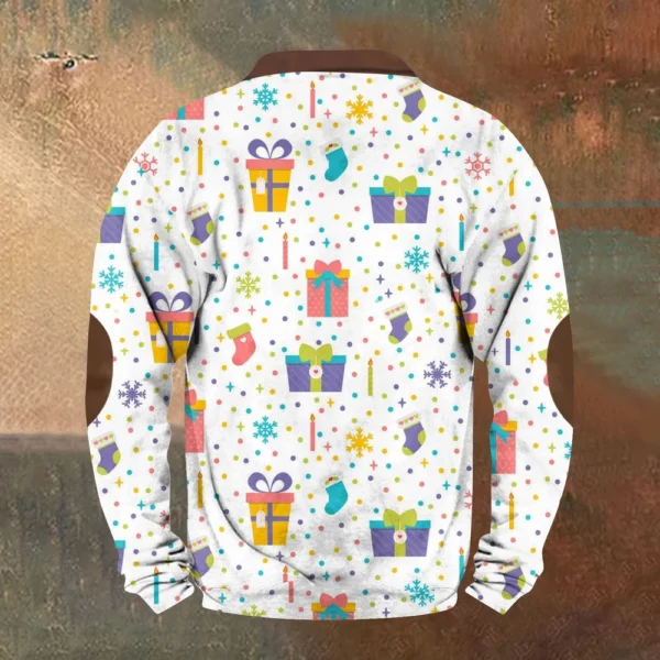 Men's Retro Casual Gradient Printed Sweatshirt - Image 8
