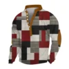 Men's Corduroy Cardigan 6-button Long-sleeved Sweatshirt - Image 29