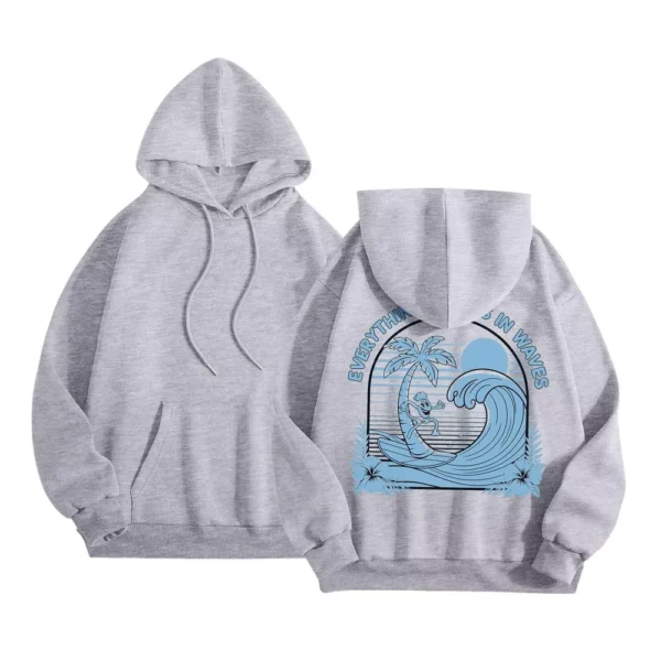 Women's Pullover with Pockets Fashion Long Sleeve Lightweight Hoodies - Image 25
