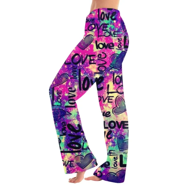 Women Winter Plaid Pants Full Length Long Trousers Sports Pants - Image 34