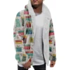 Men'S Winter Zipper Hooded Fleece Sweatshirt With Patch Pocket Casual Jacket - Image 17