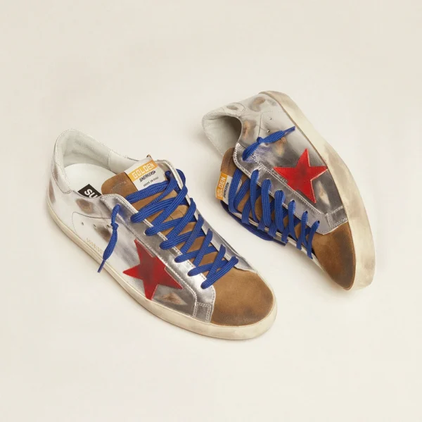 gg*db Women's shoes men's shoes silver board shoes casual shoes - Image 2