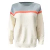 Women's Fashionable Casual Printed Round Neck Pullover Loose Long Sleeved - Image 9