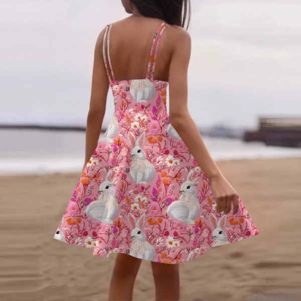 Women's Printed Sundresses Fashion Casual Loose Summer Easter Dresses Dress - Image 10