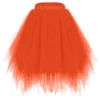 Women's Fashion Solid Color Half Skirt Party Ballet Puff Skirt Mesh Skirt - Image 10
