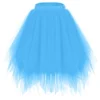Women's Fashion Solid Color Half Skirt Party Ballet Puff Skirt Mesh Skirt - Image 86