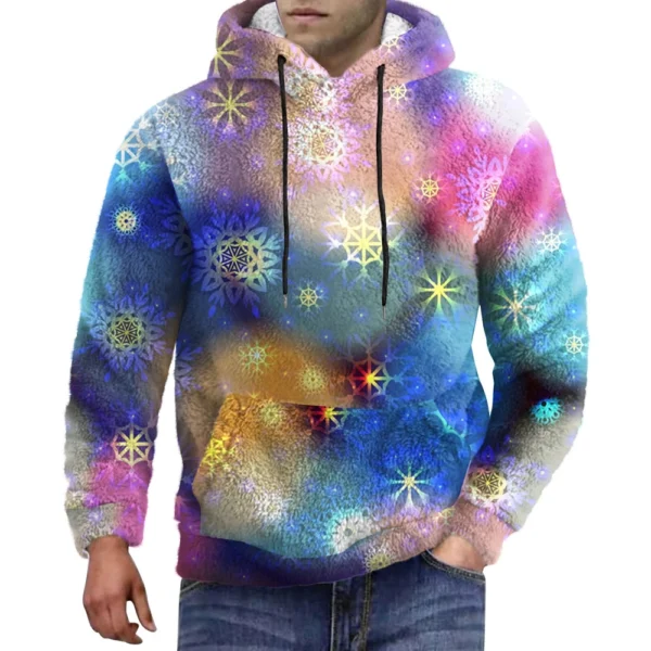 Hooded Sports Tracksuit Unisex Running Outfits Long Sleeve Pullover Hoodies - Image 6