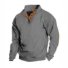 Spring And  Men's Standing Collar Sweatshirt Is Outdoor Casual Sweaters Tops - Image 19