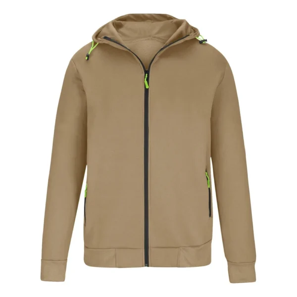 Men's Warm Zip Up Hoodie Jacket Cotton Full Zipper Hooded Sweatshirt - Image 13