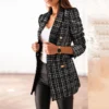 Women's lapel slim fit suit - Image 10