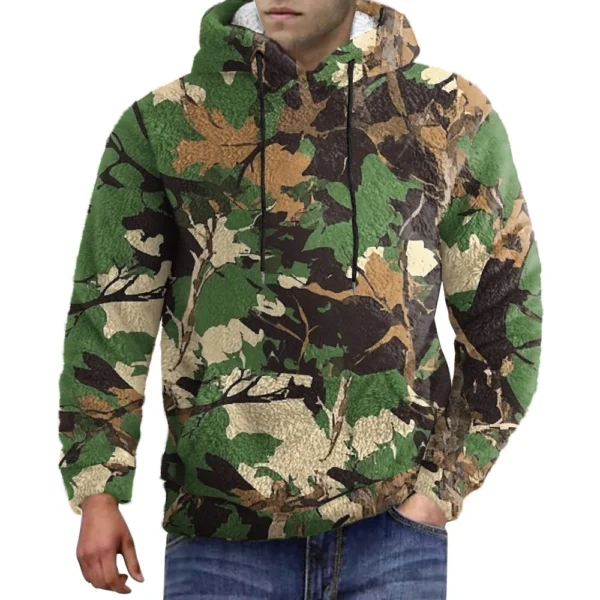 Hooded Sports Tracksuit Unisex Running Outfits Long Sleeve Pullover Hoodies - Image 4