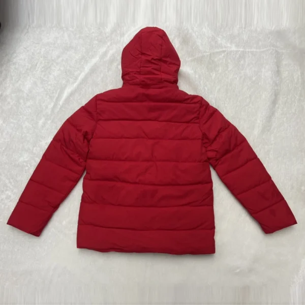 Men's Solid Color Thick Hooded Cotton Coat With Fleece Padded Coat Large Size - Image 11
