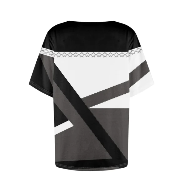 Women's Short Sleeved Loose Daily Casual Round Neck Fashion Printed T-Shirt - Image 11