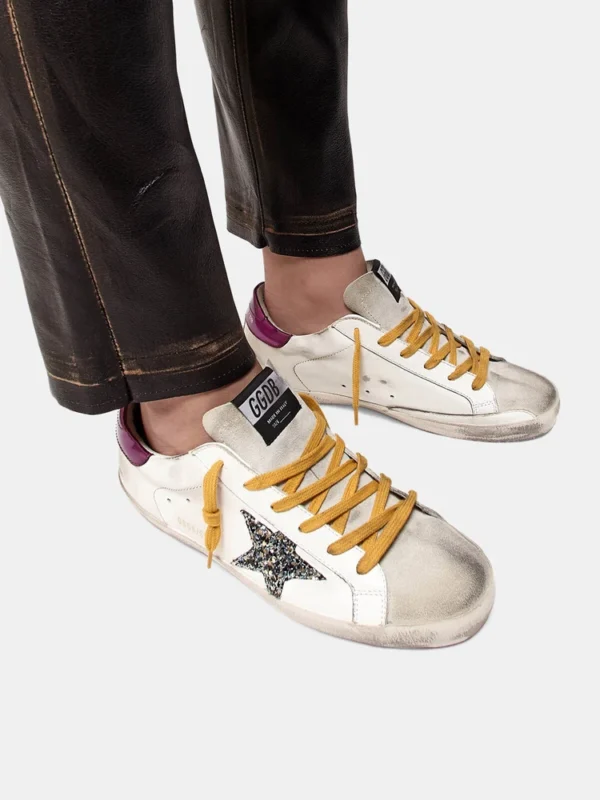 gg*db Women's shoes purple tail silver star board shoes casual shoes - Image 5