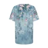 Women's Casual Fashion Printed Loose Daily Round Neck Short Sleeved T-Shirt - Image 8