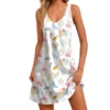Women's Fashion Summer Loose Printed Dresses Sundresses Easter Casual Dress - Image 31