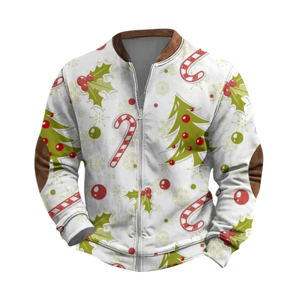 Men's Retro Casual Gradient Printed Sweatshirt - Image 29
