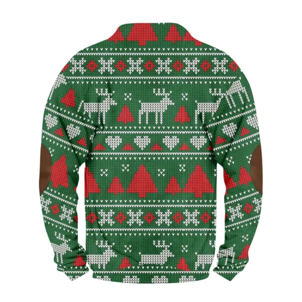 Men's Buttoned Sweatshirt With European And American Autumn/winter Printed Long - Image 12