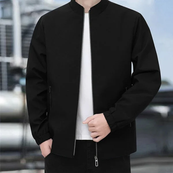 Mens Corduroy Casual Lapel Outdoor Solid Color Stylish Executive Jacket - Image 13