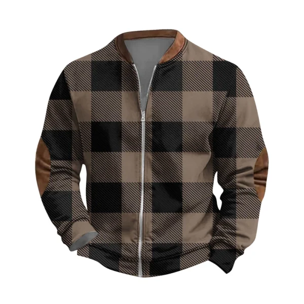 Men's Retro Casual Gradient Printed Sweatshirt - Image 5