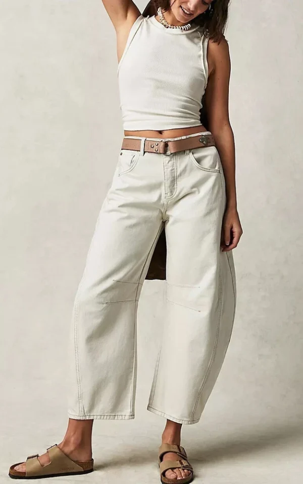 Casual Women's Stretch Loose Wide Leg Pants - Image 14