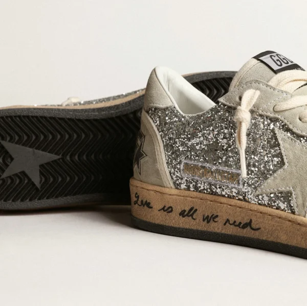 gg*db Women's shoes silver sequined board shoes casual shoes - Image 9