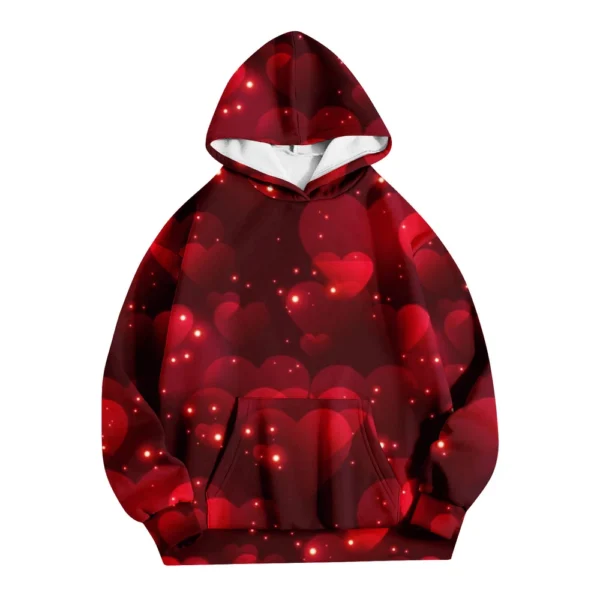 Womens Oversized Sweatshirts Fleece Hoodies Long Sleeve Shirts Pullover Fall - Image 10