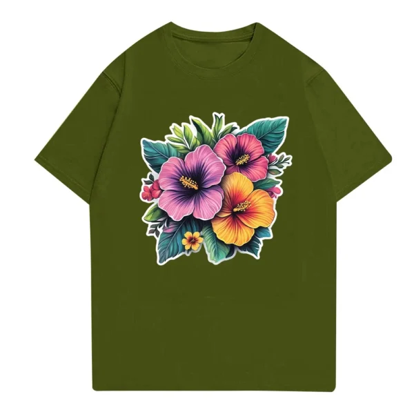 Men's Stand Collar Short Sleeve Shirt Loose Leisure Holiday Shirt Man - Image 7