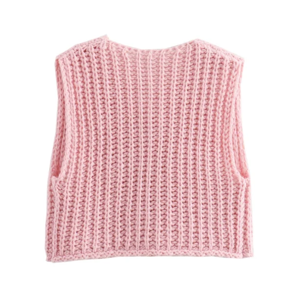 Women's thick needle vest - Image 20