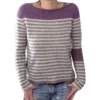 Women's Fashionable Casual Printed Round Neck Pullover Loose Long Sleeved - Image 4