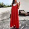 Women's Dresses Sleeveless Loose Casual Temperament Elegant Sexy Solid Color - Image 11