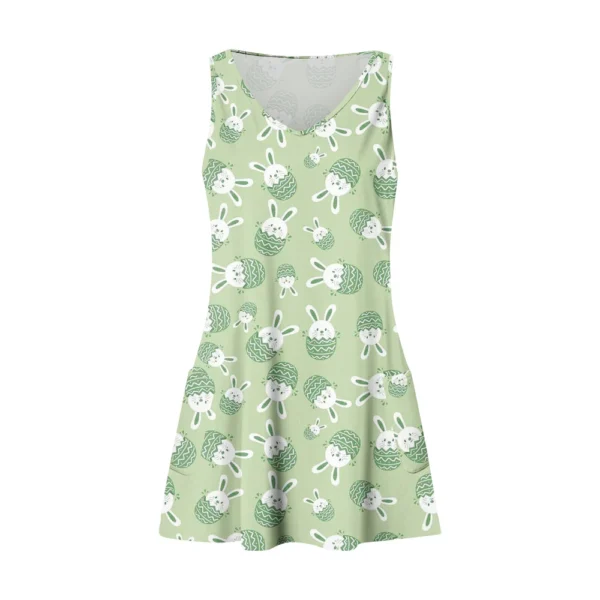 Women's Sundresses Casual Easter Summer Fashion Loose Dresses Printed Dress - Image 10
