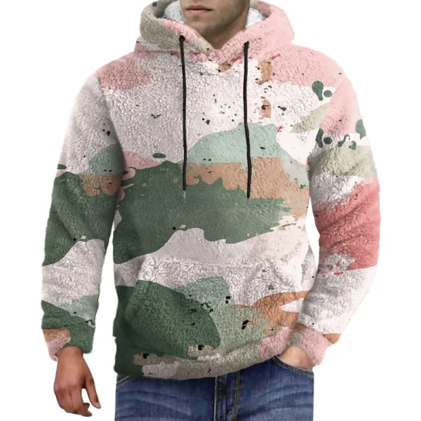Hooded Sports Tracksuit Unisex Running Outfits Long Sleeve Pullover Hoodies - Image 22