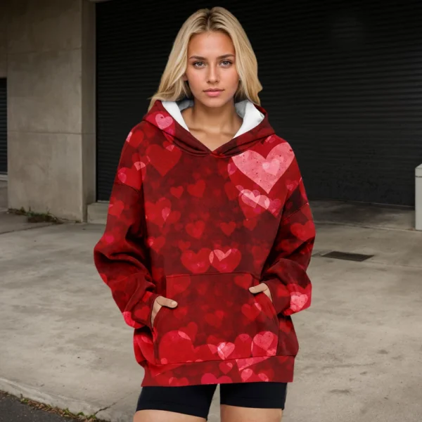 Womens Oversized Sweatshirts Fleece Hoodies Long Sleeve Shirts Pullover Fall - Image 16