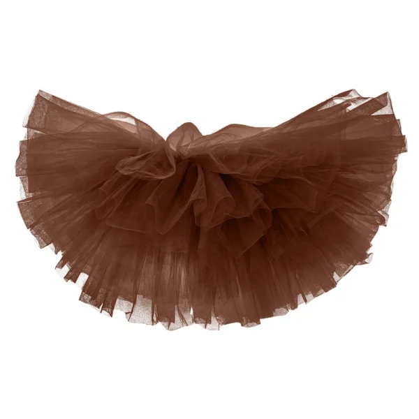 Women's Fashion Solid Color Half Skirt Party Ballet Puff Skirt Mesh Skirt - Image 26