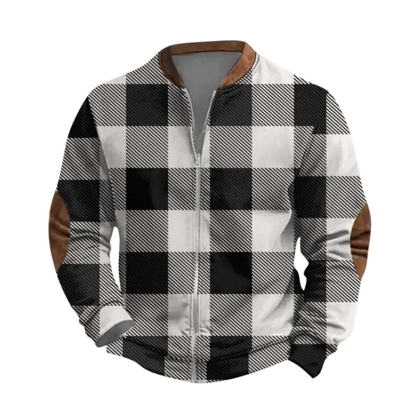 Men's Retro Casual Gradient Printed Sweatshirt - Image 4