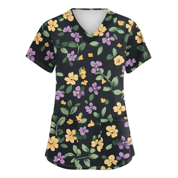 Women's Short Sleeved Loose Daily Fashion Printed Casual Round Neck T-Shirt - Image 9