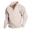 Spring And  Men's Standing Collar Sweatshirt Is Outdoor Casual Sweaters Tops - Image 14