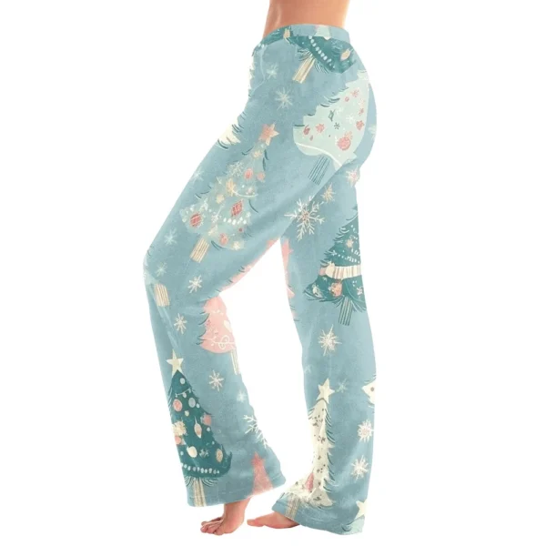 Women's Halloween Printed Casual Pants Drawstring Elastic Waist Drawstring - Image 10