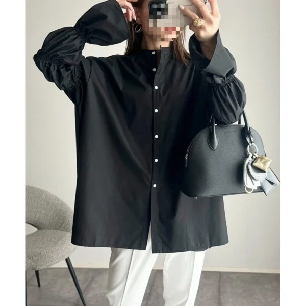Long Sleeve Shirt Women's Casual Top - Image 4