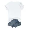 Women's Daily Short Sleeved Fashion Casual Printed Loose Round Neck T-Shirt - Image 11