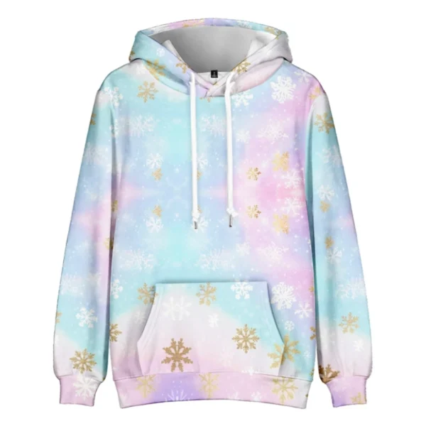 Men's Loose Printed Hooded Sweatshirt Men's Casual Fashion Sports Sweatshirt - Image 26