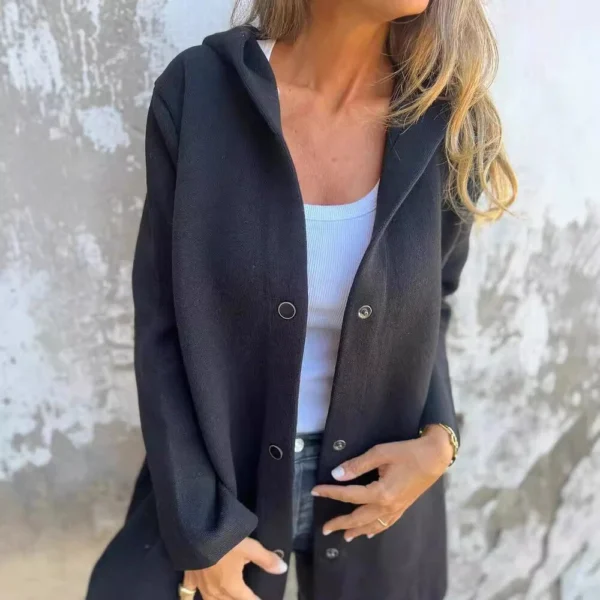 Women's jacket solid color casual jacket - Image 4