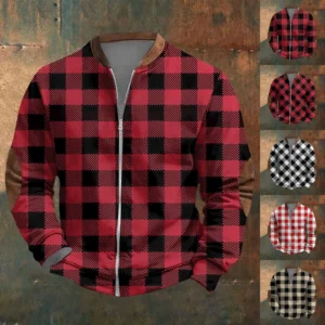 Men's Retro Casual Gradient Printed Sweatshirt