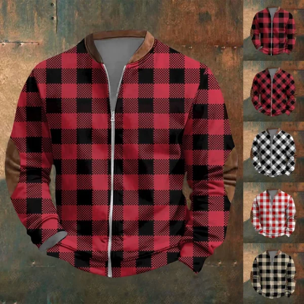 Men's Retro Casual Gradient Printed Sweatshirt