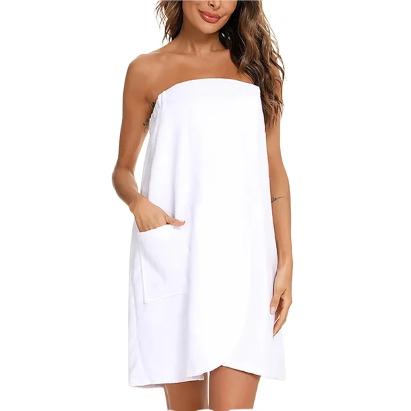 Women's Summer Homewear Bathrobe Absorbent Bath Towel Comfortable Women's - Image 28
