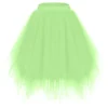 Women's Fashion Solid Color Half Skirt Party Ballet Puff Skirt Mesh Skirt - Image 56