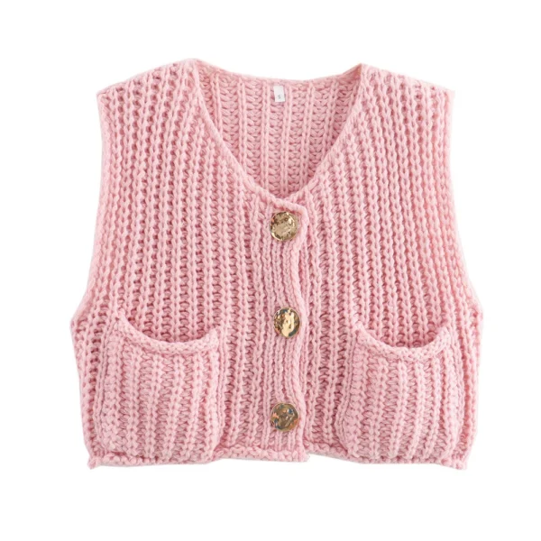 Women's thick needle vest - Image 13