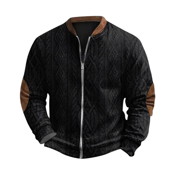 Men's Retro Casual Gradient Printed Sweatshirt - Image 11